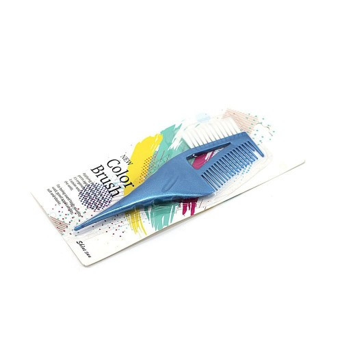 Кисть для покраски с гребнем (голубая ручка/блистер) - фото 1 - id-p10410935
