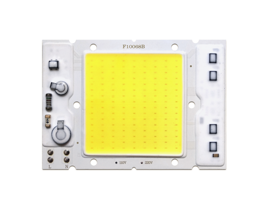 Светодиодная LED матрица 50Ватт 220V ( встроенный драйвер ) 100*68mm - фото 1 - id-p10167479