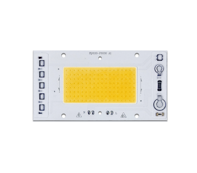 Светодиодная LED матрица 50Ватт 220V | встроенный драйвер | 110*60mm - фото 1 - id-p10412532