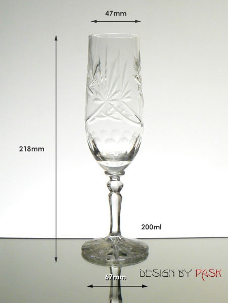 Набор бокалов для шампанского Мельница 200 мл 6 пр классич. PSZ - фото 1 - id-p10116871