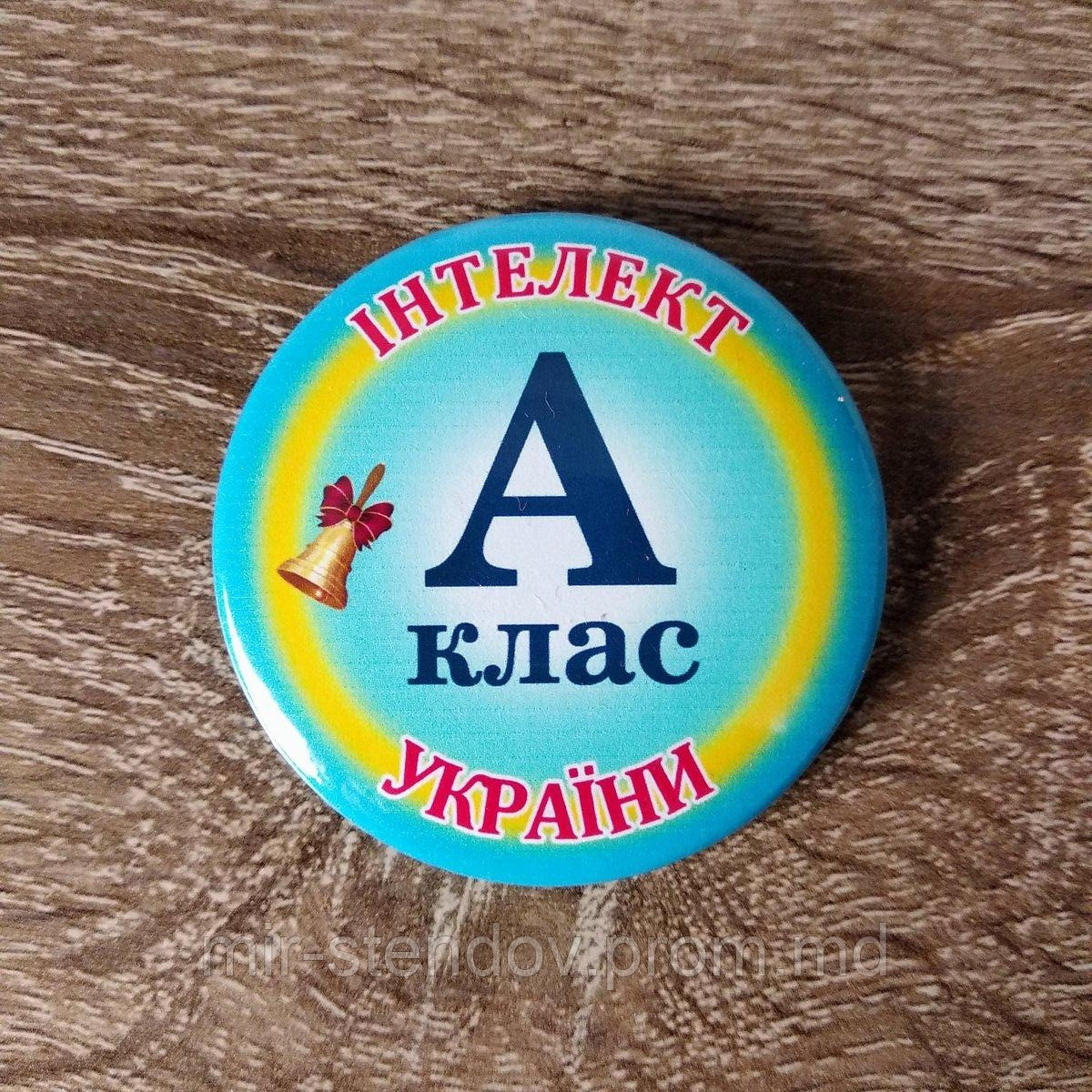 Значки А класс "Интеллект Украины" - фото 1 - id-p10417836