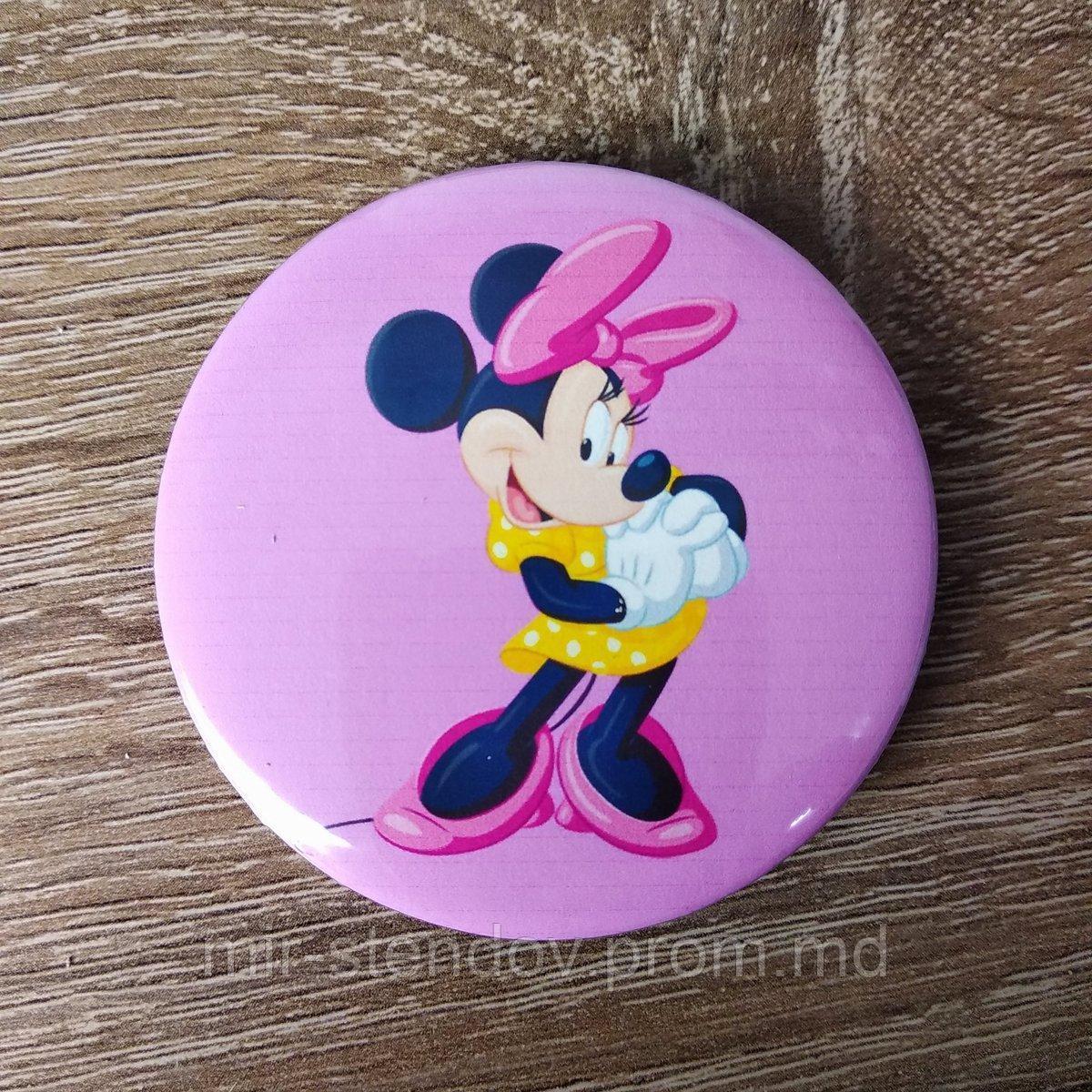 Значок металлический Мини Маус, фото 1