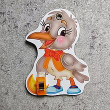 Держатель рисунка с прищепкой Галчонок