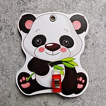 Держатель рисунка с прищепкой Панда с веточкой