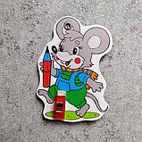 Стенд для выставки рисунков с прищепками. Зверята, фото 10