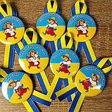 Значки Справжній козак та Українська красуня. Стрічка символіка, фото 5