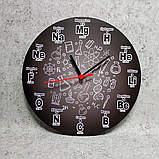 Часы настенные "Химическое время" (Черные), фото 2