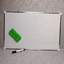 Двухсторонняя маркерно-меловая магнитная доска "Планшет", 60х40 см