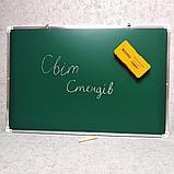 Двухсторонняя маркерно-меловая магнитная доска "Планшет", 60х40 см, фото 4