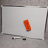 Двухсторонняя маркерно-меловая магнитная доска "Планшет", 60х40 см, фото 8