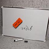 Двухсторонняя маркерно-меловая магнитная доска "Планшет", 60х40 см, фото 9