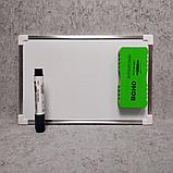 Двухсторонняя маркерно-меловая магнитная доска "Планшет", 20х30 см, фото 2