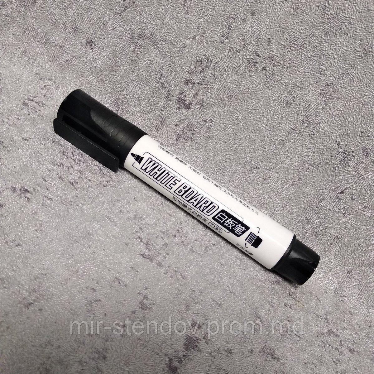 Маркер "White board Aihao" для сухостираемых досок. С возможностью дозаправки, фото 1