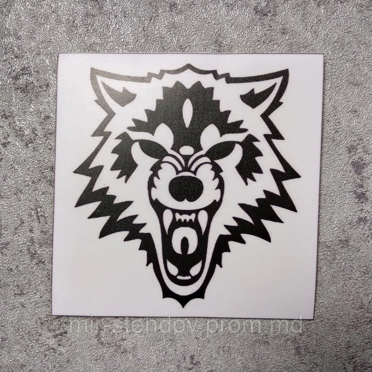 Наклейка на автомобиль Псих, фото 1