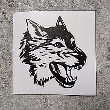 Наклейка на автомобиль Оскал Волка