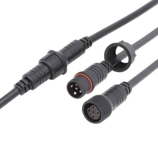 Dilux - Комплект соединительный кабель WP Cable 5pin Mother + Father , Папа + Мама Черный - фото 1 - id-p10418517