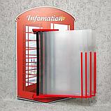Стенд-книжка  для кабинета английского языка. Телефонная будка, фото 3