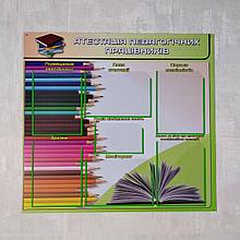 "Аттестация педагогических работников". Пластиковый стенд
