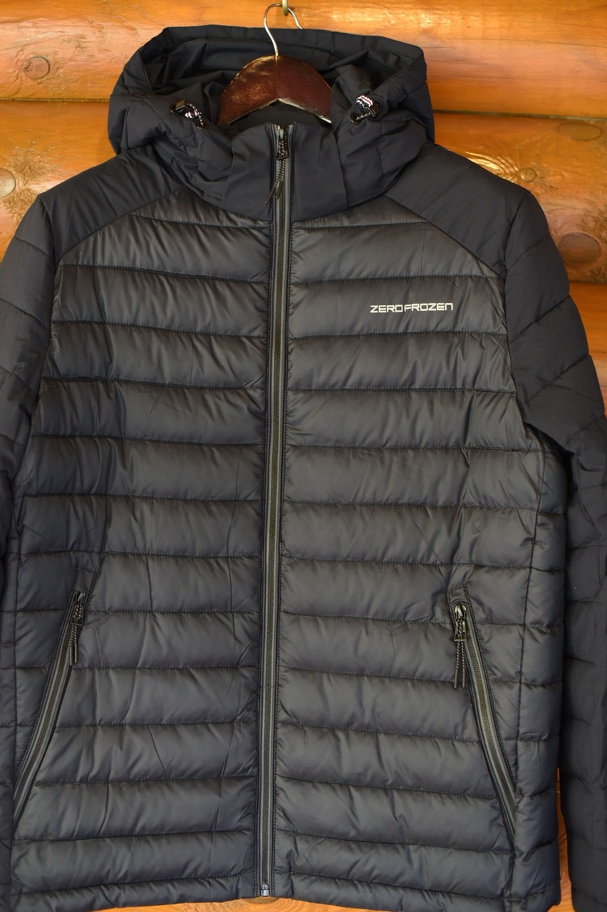 Куртка мужская Zero Frozen | черная | ультралегкая - фото 1 - id-p10418860