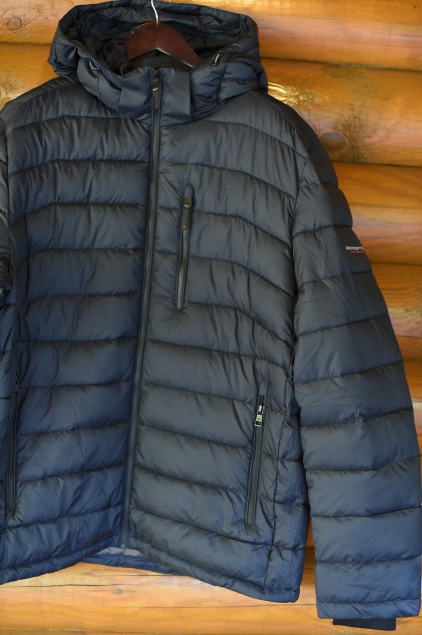 Куртка мужская Zero Frozen | синяя | батал | нагрудный карман - фото 1 - id-p10418863