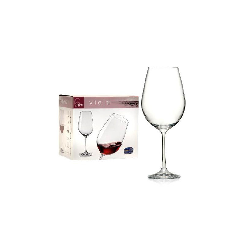 Набор бокалов для вина Bohemia Viola 450 мл 6 пр b40729 - фото 1 - id-p10419051