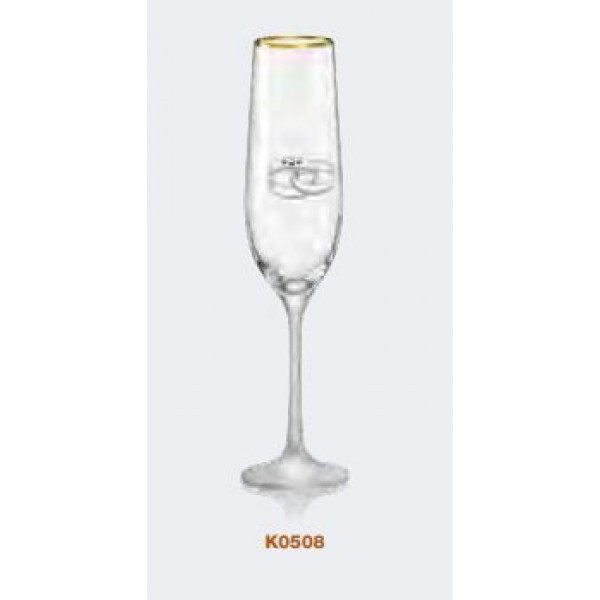 Набор бокалов для шампанского Bohemia Viola 190 мл 2 пр (K0508) b40729-K0508 - фото 1 - id-p10419057