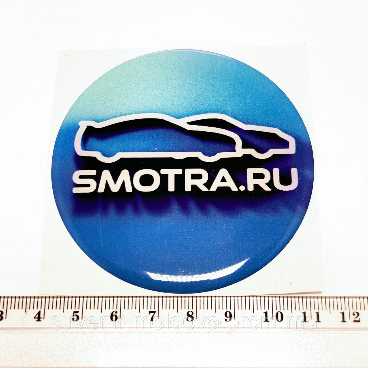 Силиконовая наклейка на авто "СМОТРА" - фото 1 - id-p10419462