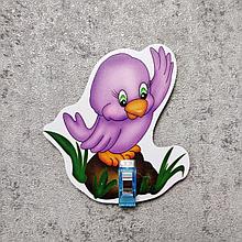 Держатель рисунка с прищепкой Птичка