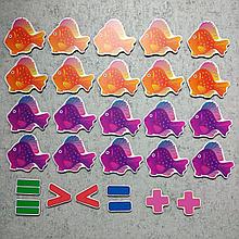 Набор обучающих магнитов Рыбки