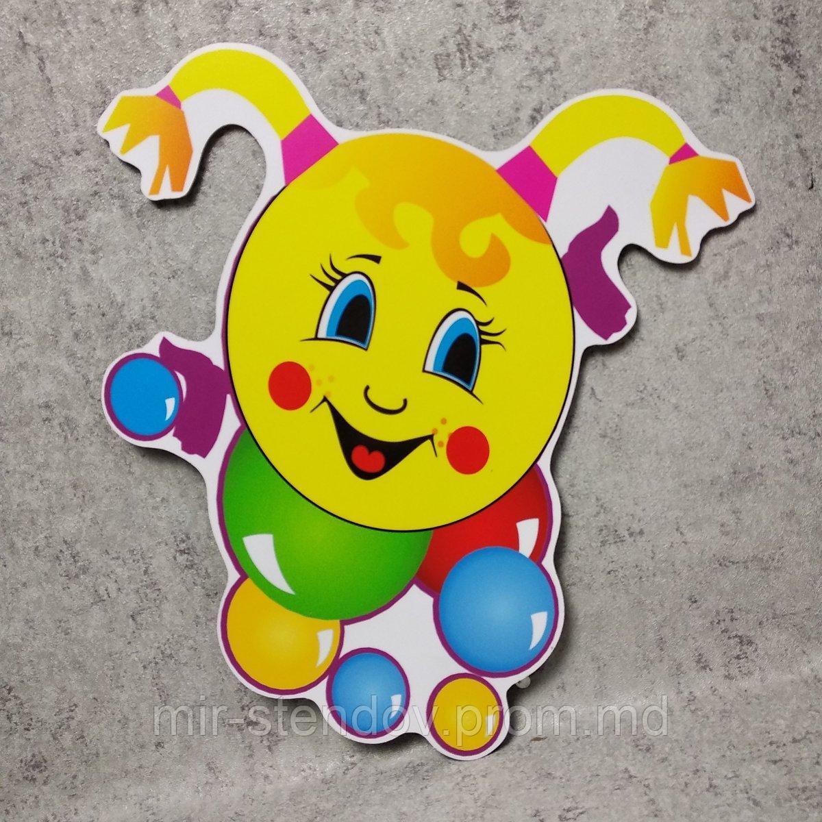 Солнышко с косичками. Настенная декорация для детского сада., фото 1