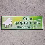 Класс фортепиано. Кабинетная табличка, фото 2