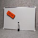 Двухсторонняя маркерно-меловая магнитная доска "Планшет", 50х35 см, фото 3