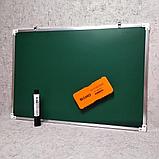 Двухсторонняя маркерно-меловая магнитная доска "Планшет", 50х35 см, фото 4
