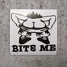 Наклейка Bite me
