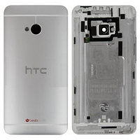 Задняя панель корпуса HTC One M7 801e Светло-серый