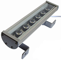 Линейный светильник 18W 290мм IP67 Wall washer красный