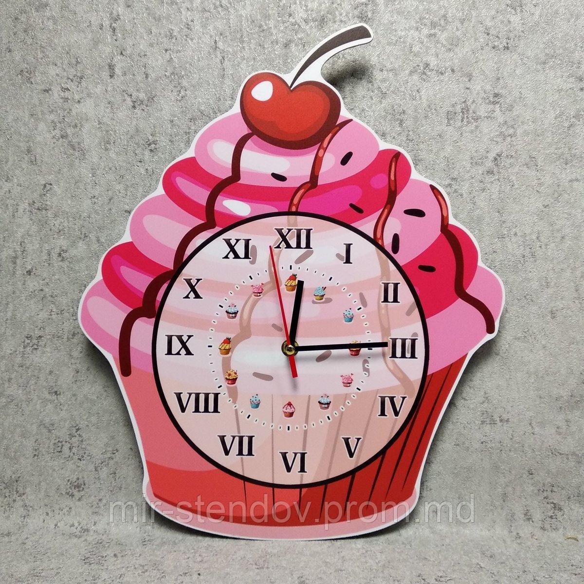 Часы настенные Пирожное с вишенкой, фото 1