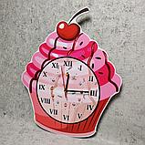 Часы настенные Пирожное с вишенкой, фото 2