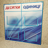 Стенд-посібник для кабінету математики "Десятки та одиниці", фото 2