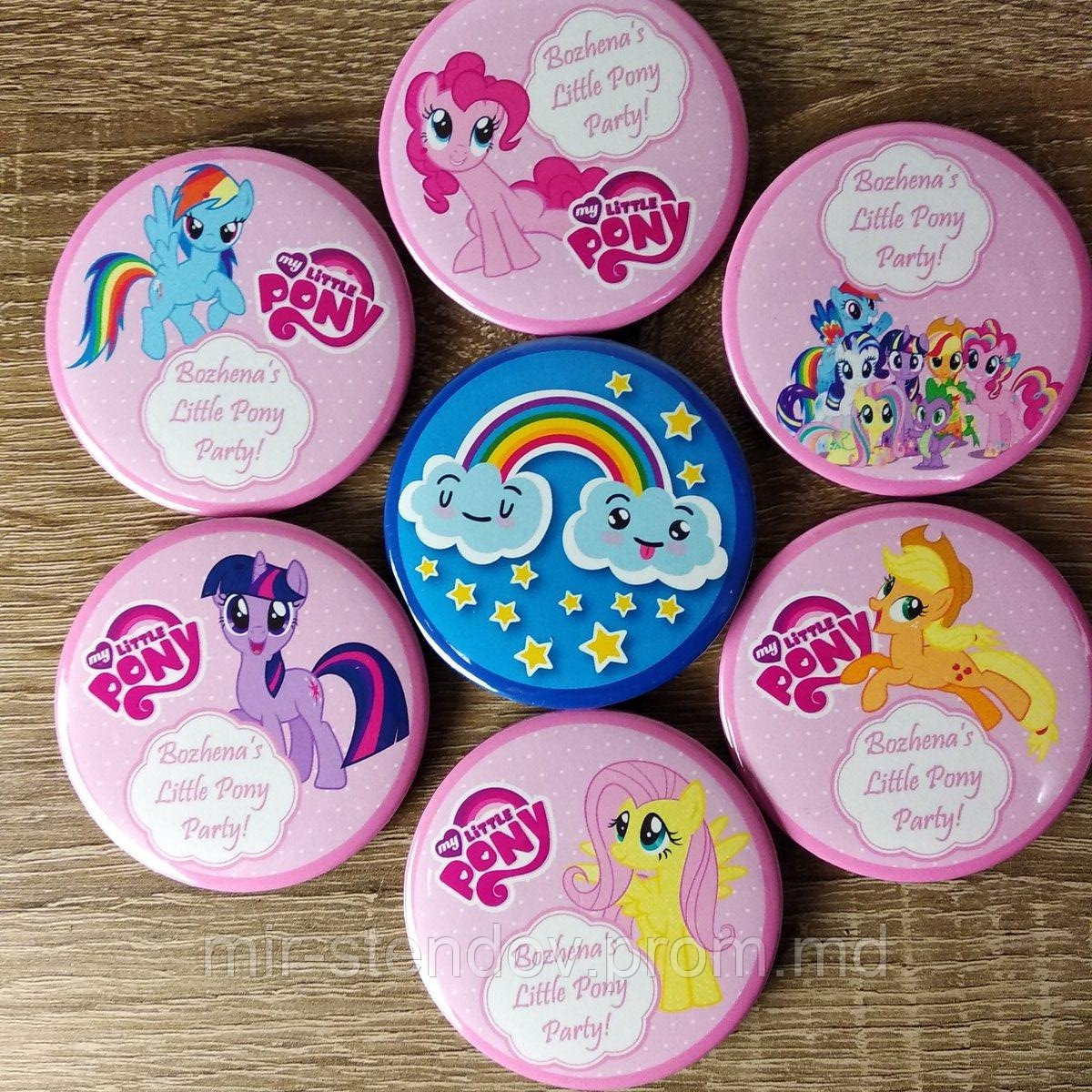 Значки Литл пони, фото 1