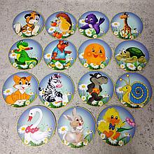 Таблички на шкафчики Ромашка. Пластиковые маркировочные