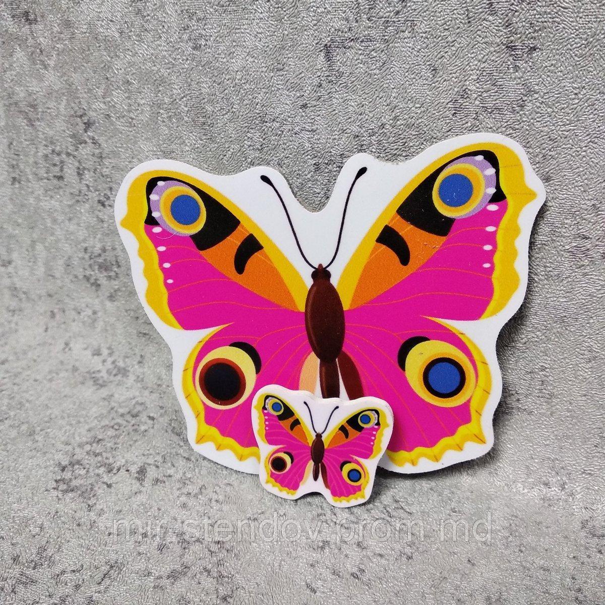 Магнитный стенд для крепления рисунка Бабочка, фото 1