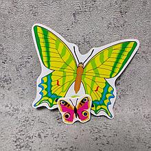 Магнитный стенд для крепления рисунка Бабочка