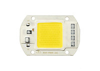 Светодиодная LED матрица 50Ватт IC 220V | встроенный драйвер | толщина платы 0.9мм Белый