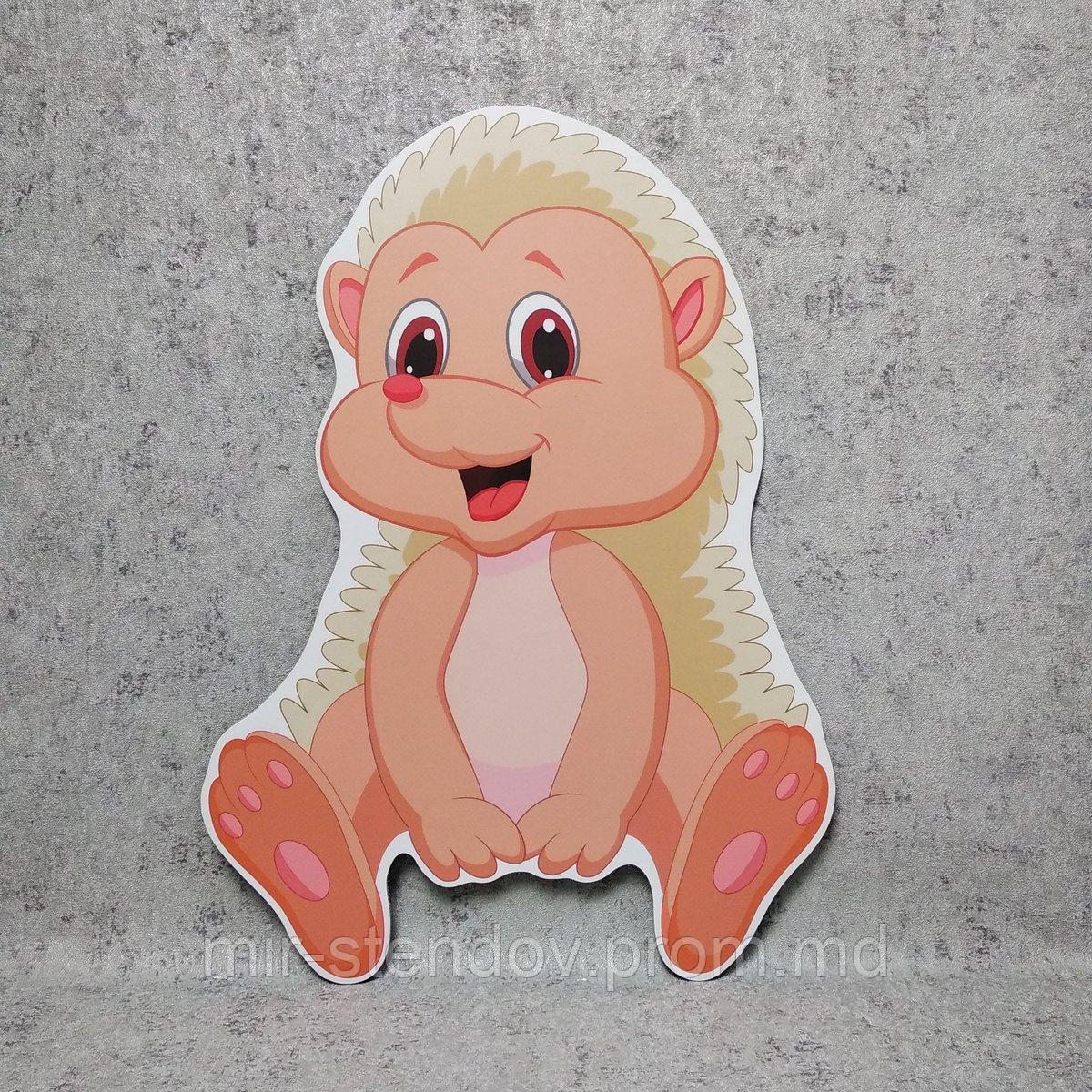 Ёжик сидит. Декорация настенная, фото 1