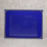 Табличка синяя с карманом А4