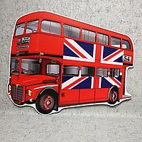 Британский автобус. Настенная декорация