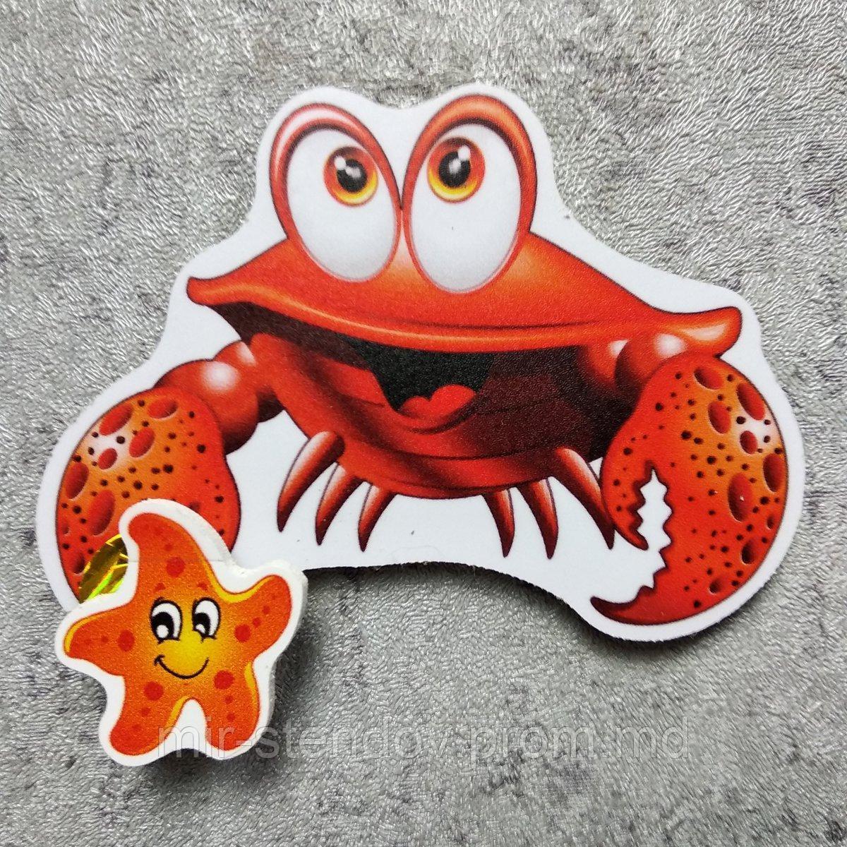 Магнитный стенд для крепления рисунка Краб, фото 1