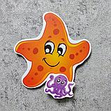 Магнитный стенд для крепления рисунка магнитом Морская звезда, фото 2