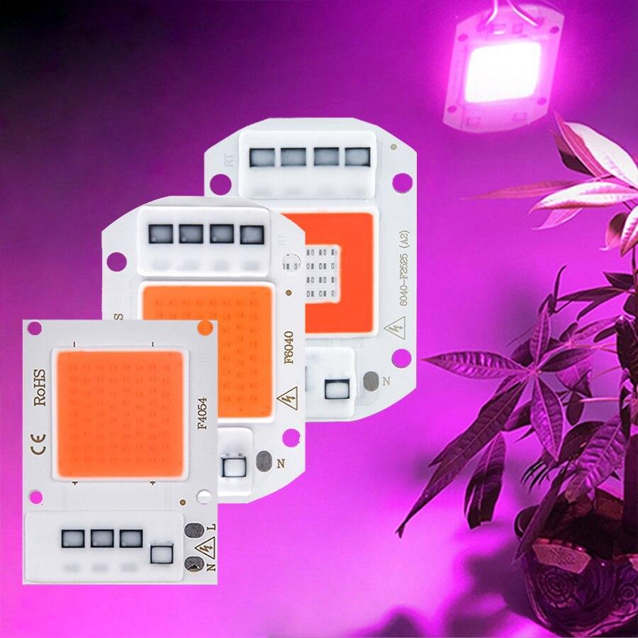Светодиодный модуль COB LED 35W AC220 для растений - фото 1 - id-p5349413